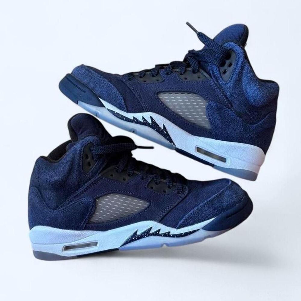 Air Jordan 5 Retro SE Midnight Navy Georgetown 6.5Y Women 8 FN5452-400
